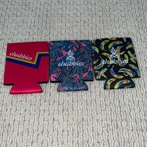 Chubbies Set of 3 Koozies